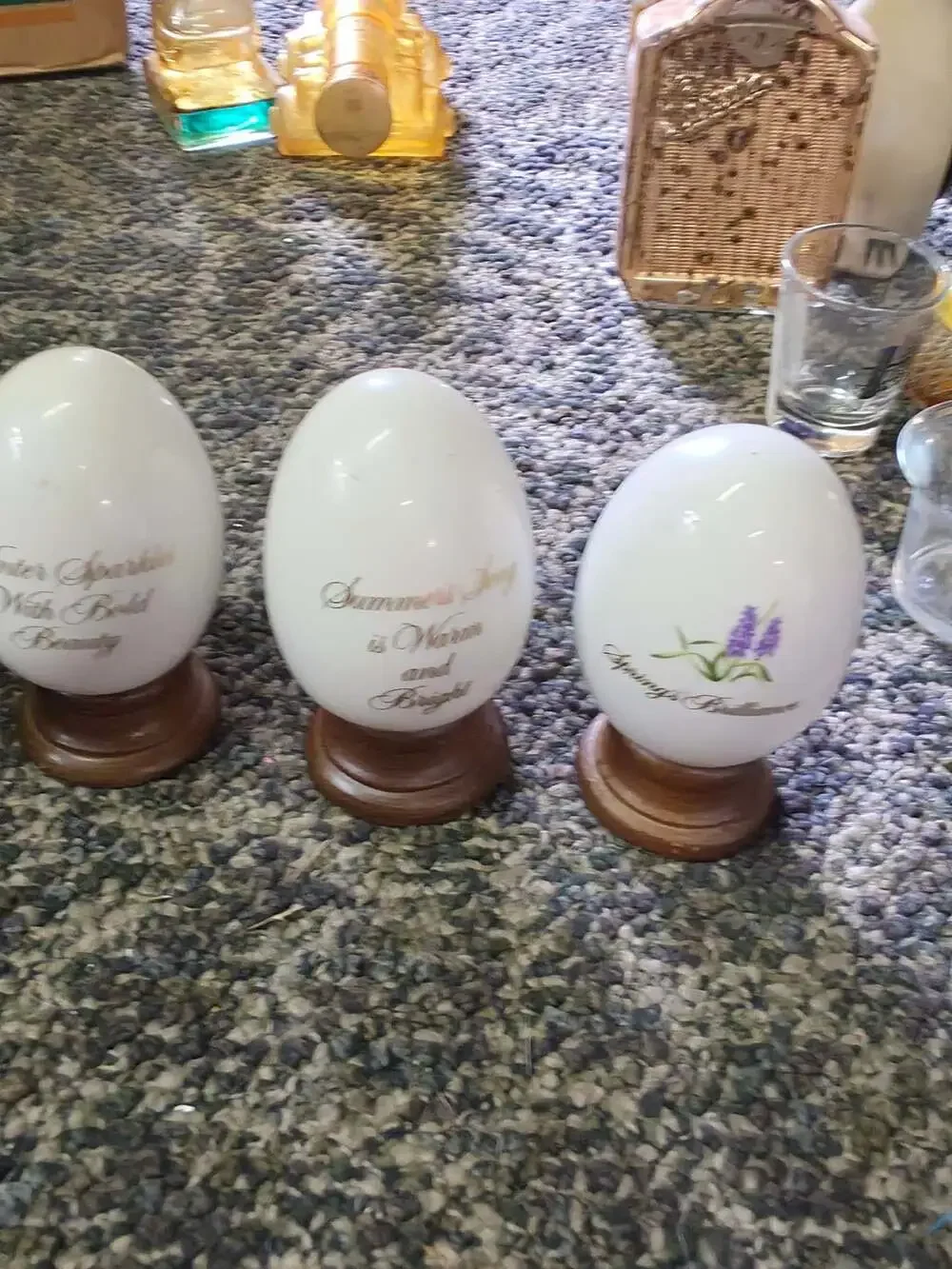 Avon Gifts Of Nature Porcelain Egg Set